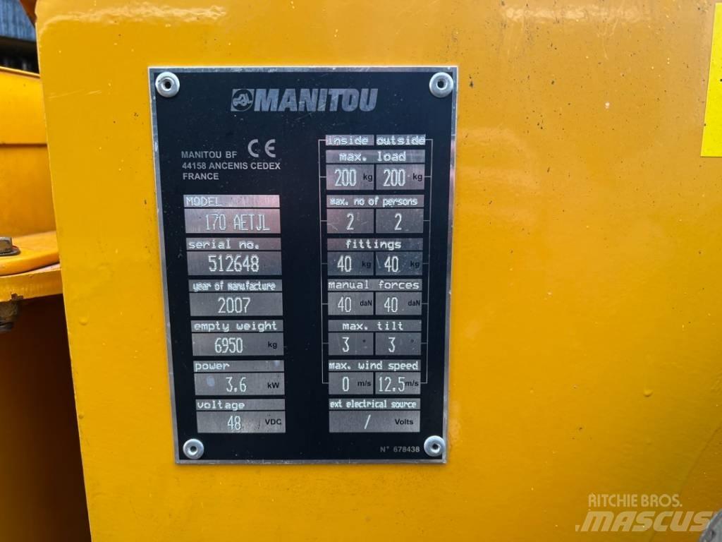 Manitou 170AETJ Bomlifte med knækarm