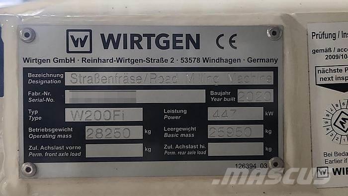 Wirtgen W200Fi Cementstens-maskiner