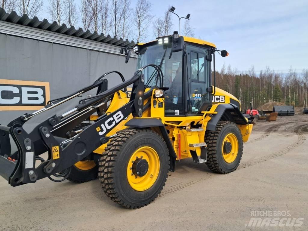JCB 411HT SV Læssemaskiner på hjul