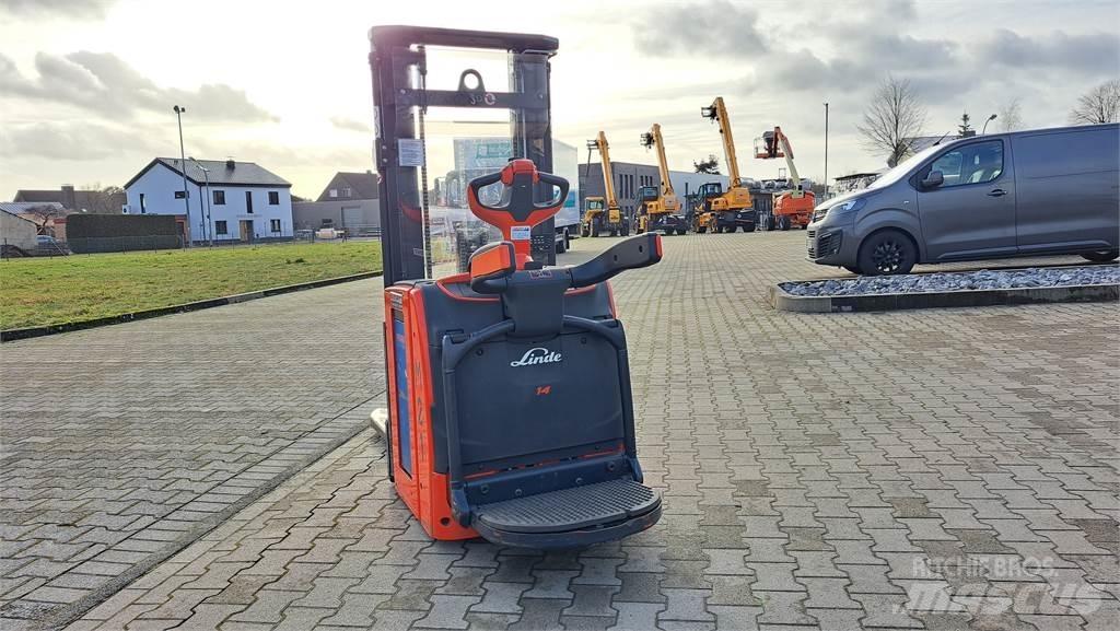 Linde L14AP Gaffelstabler med gående fører