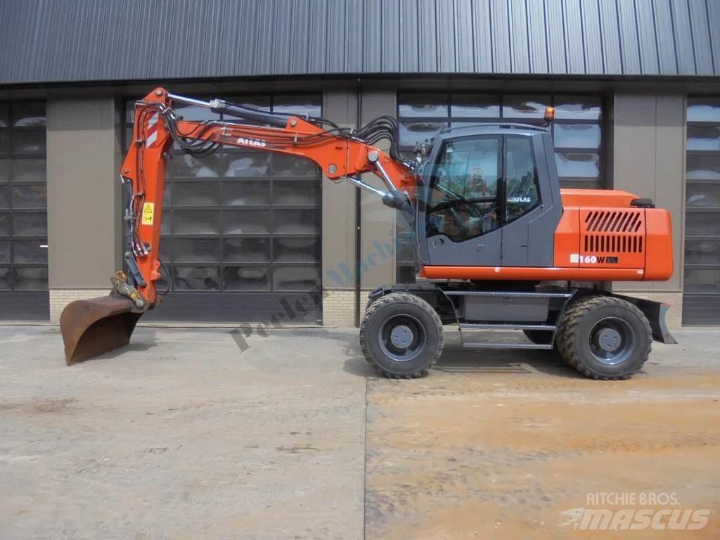 Atlas 160 W Gravemaskiner på hjul