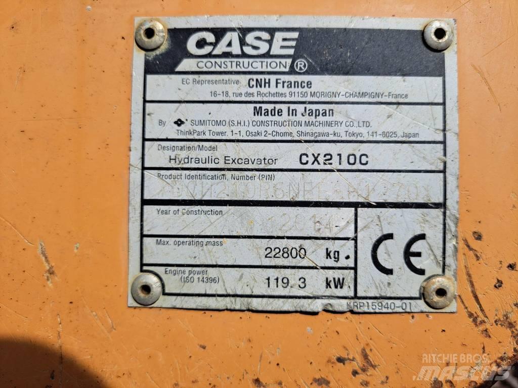 CASE CX 210 C Gravemaskiner på larvebånd