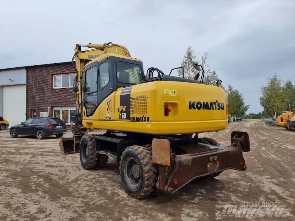 Komatsu PW 160-7 Gravemaskiner på hjul