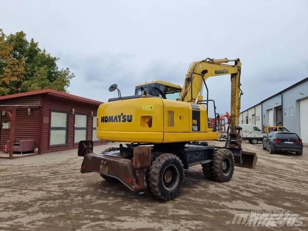 Komatsu PW 160-7 Gravemaskiner på hjul