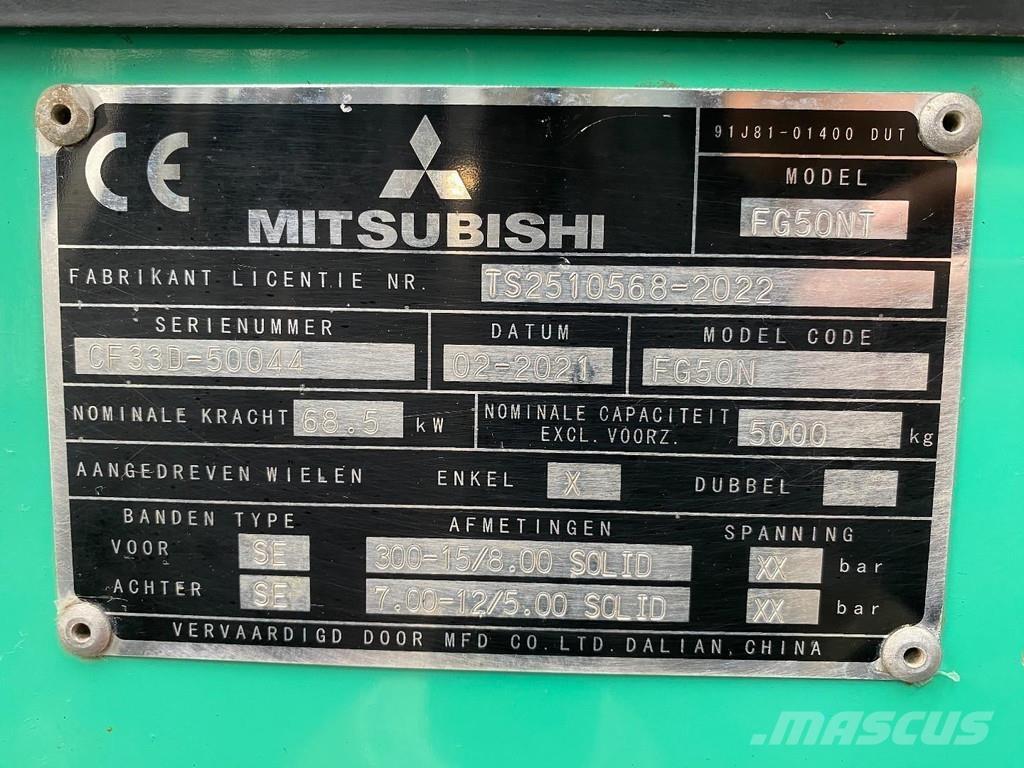 Mitsubishi FG50NT LPG gaffeltrucks
