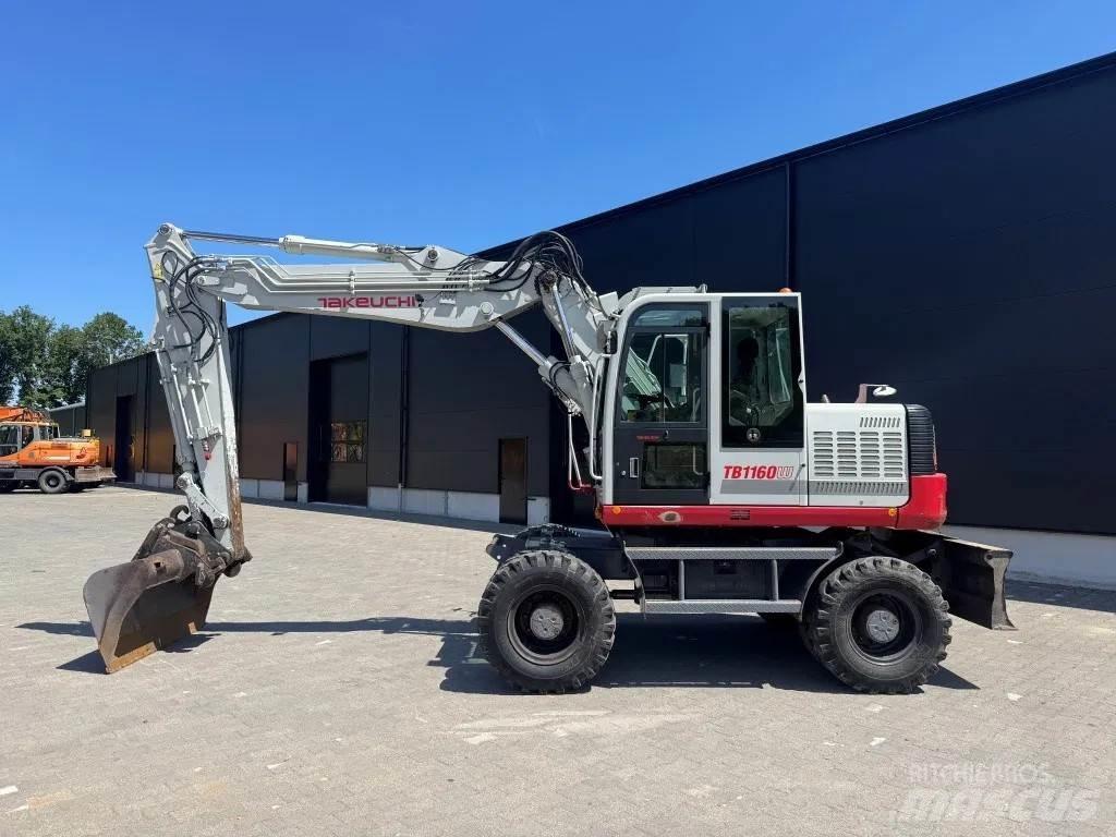 Takeuchi TB1160W Gravemaskiner på hjul