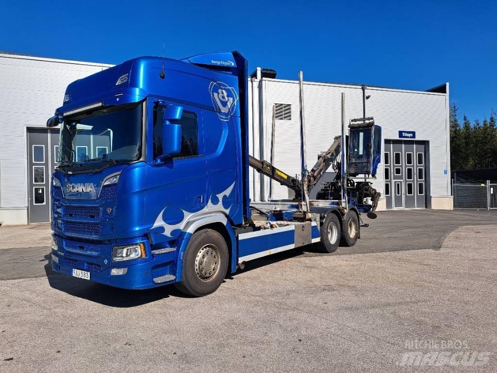 Scania R580B6X4NB Tømmertransport