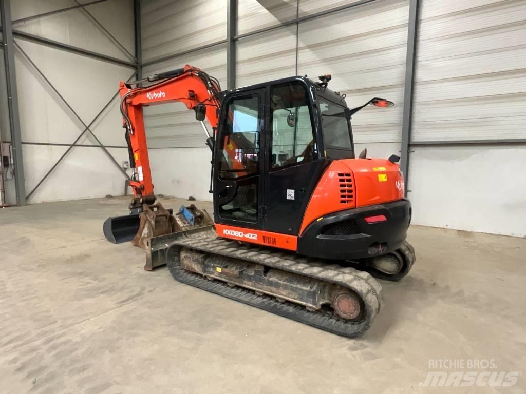 Kubota KX 080-4 A 2 Midi-gravemaskiner 7t - 12t
