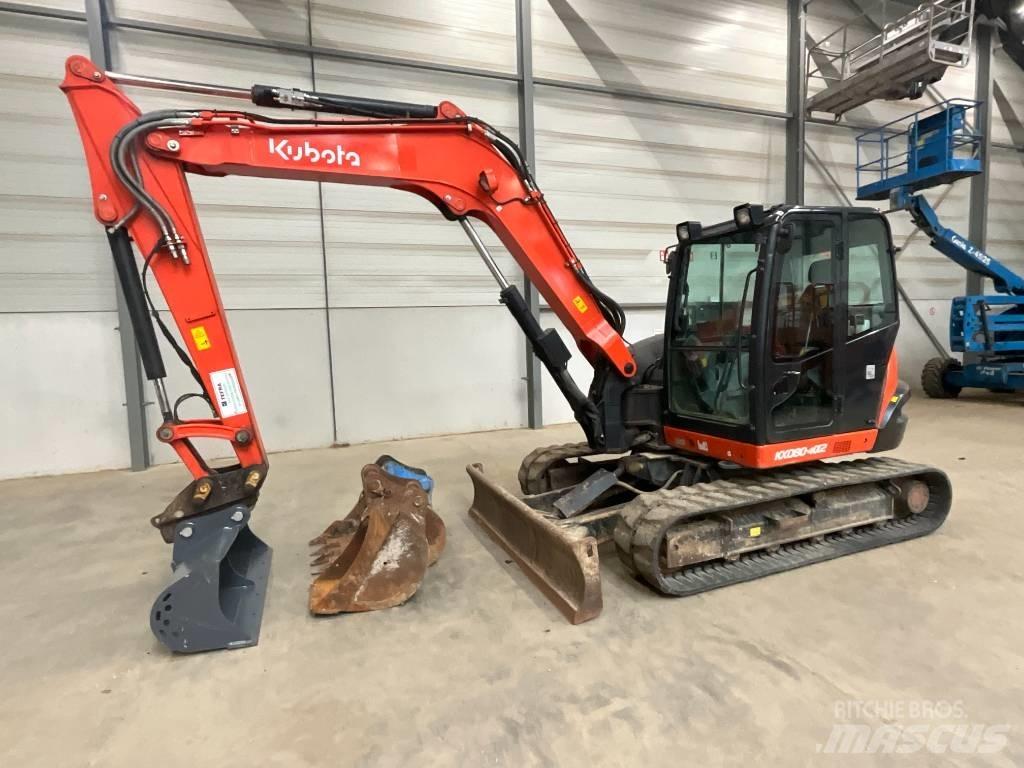 Kubota KX 080-4 A 2 Midi-gravemaskiner 7t - 12t