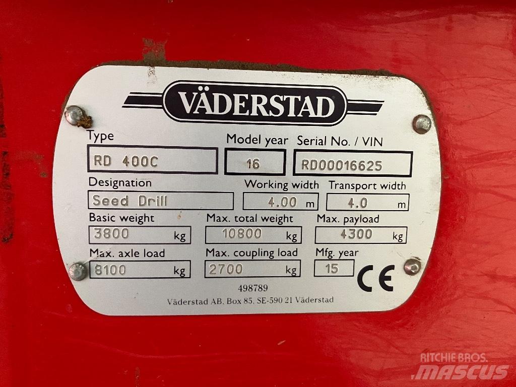 Väderstad Rapid400C Såmaskine