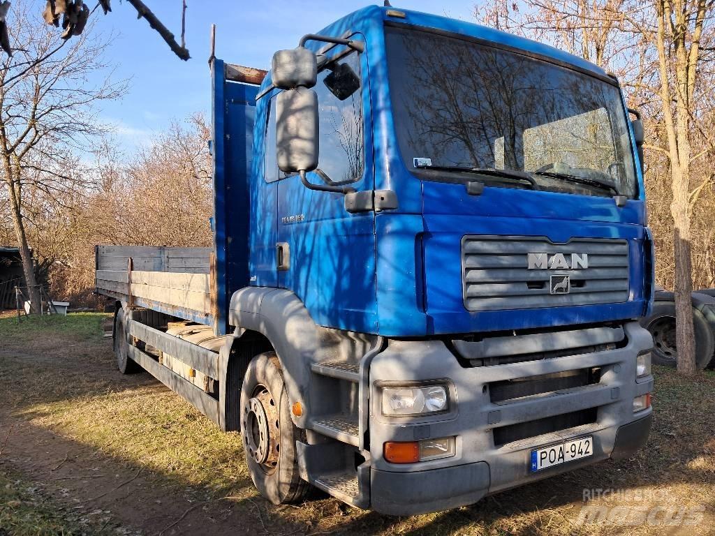 MAN 18.360 FLLC Lastbil med lad/Flatbed