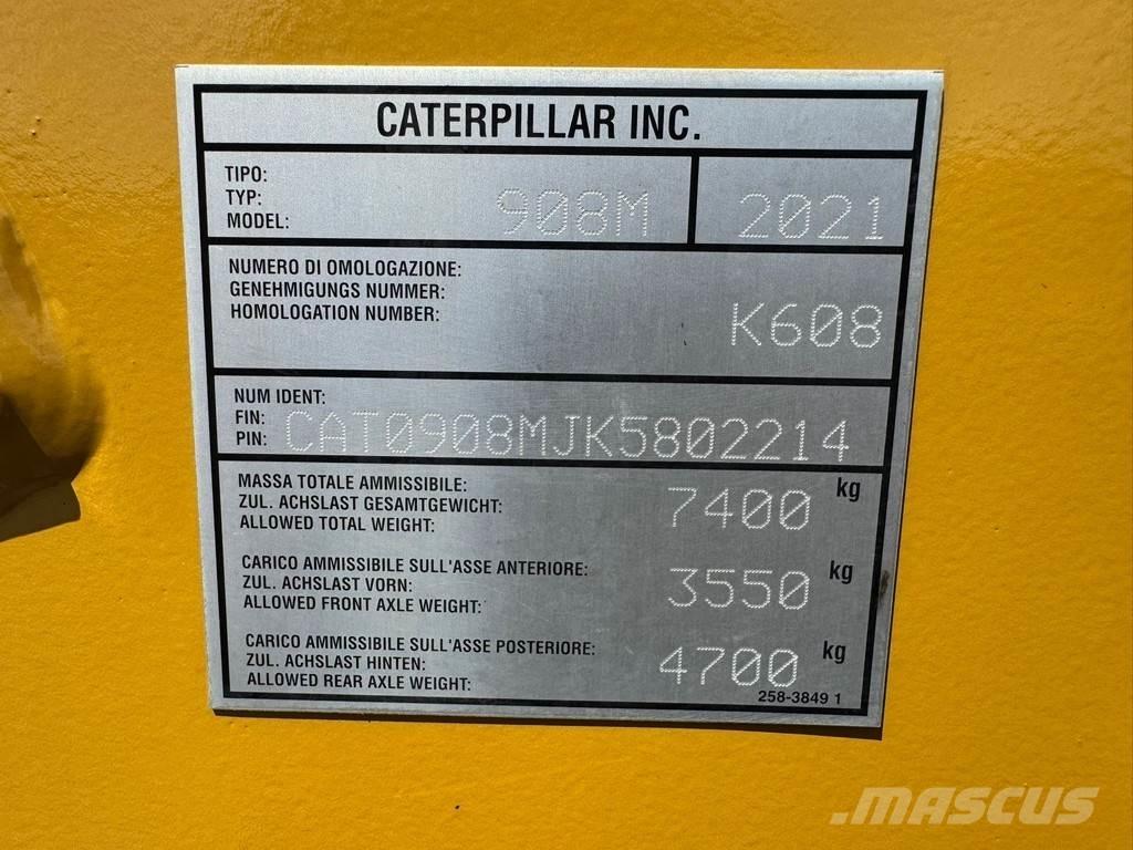 CAT 908M CE + EPA Læssemaskiner på hjul
