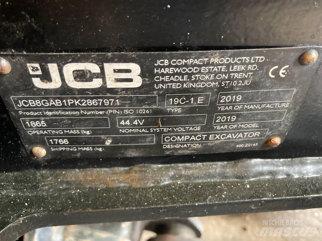 JCB 19C-1ETEC Minigravemaskiner