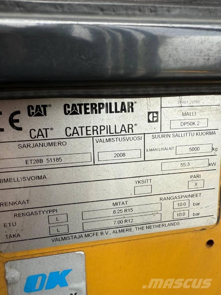 CAT DP50K2 Diesel gaffeltrucks