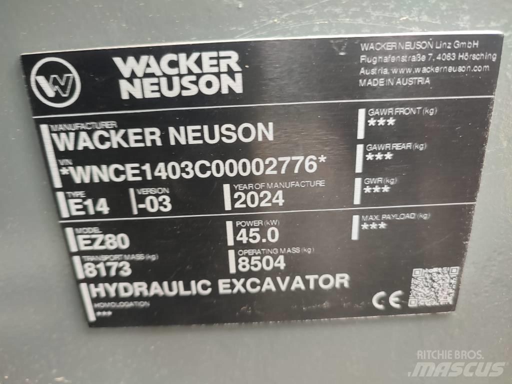 Wacker Neuson EZ 80 Midi-gravemaskiner 7t - 12t