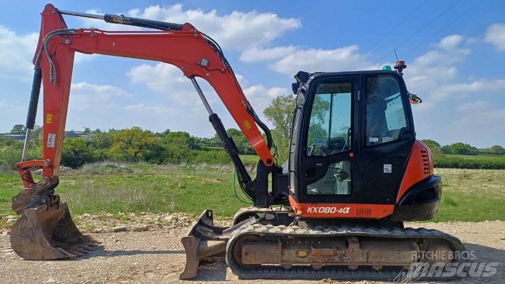 Kubota KX 080-4 Midi-gravemaskiner 7t - 12t