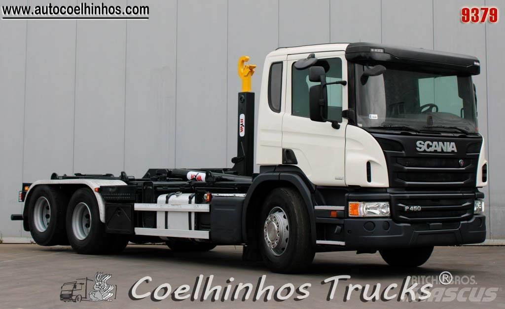 Scania P 450 Lastbiler med containerramme / veksellad