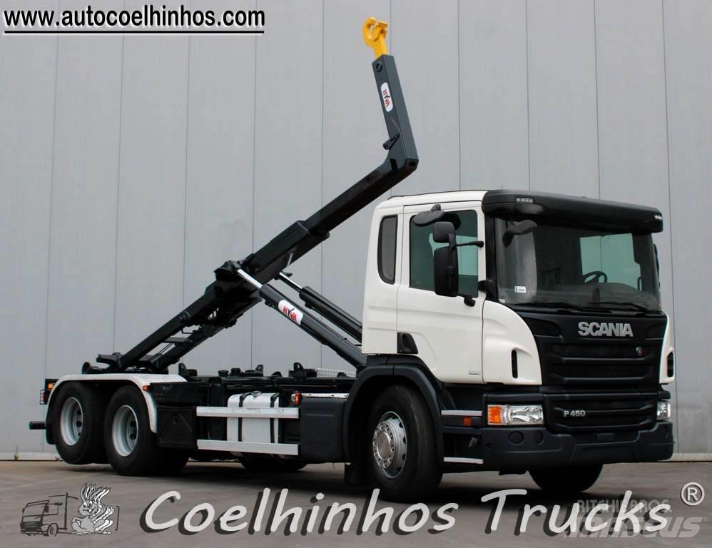 Scania P 450 Lastbiler med containerramme / veksellad