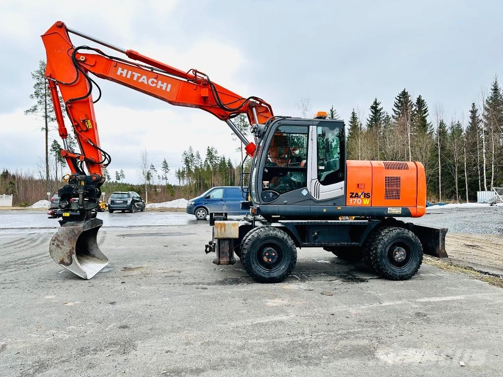 Hitachi Zaxis 170 W Gravemaskiner på hjul