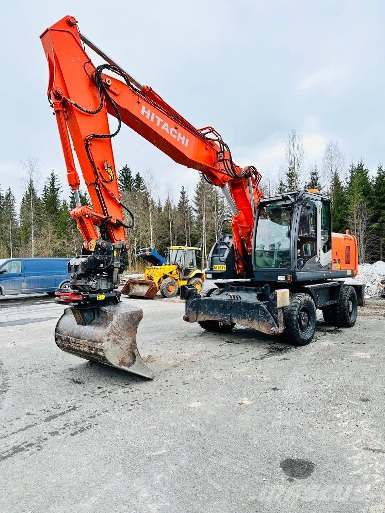 Hitachi Zaxis 170 W Gravemaskiner på hjul