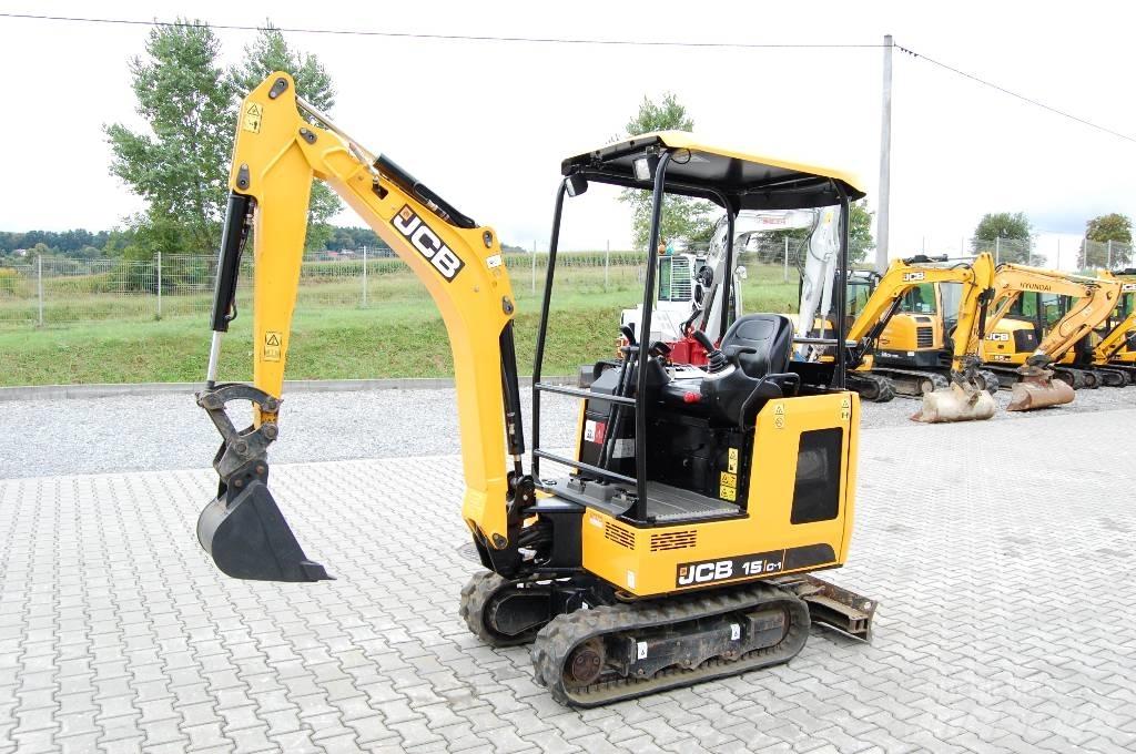 JCB 15 C-1 JCB 16C-1 Minigravemaskiner