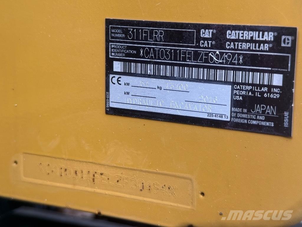 CAT 311 FL RR Gravemaskiner på larvebånd