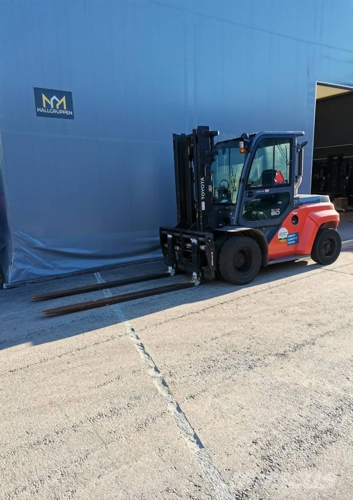 Toyota 8FD60N Diesel gaffeltrucks
