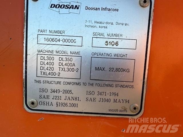 Doosan DL 420-3 CAB Kabiner og interiør