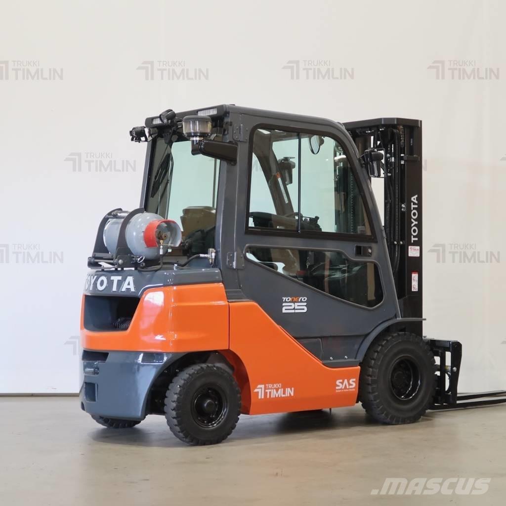 Toyota 02-8FGF25 LPG gaffeltrucks