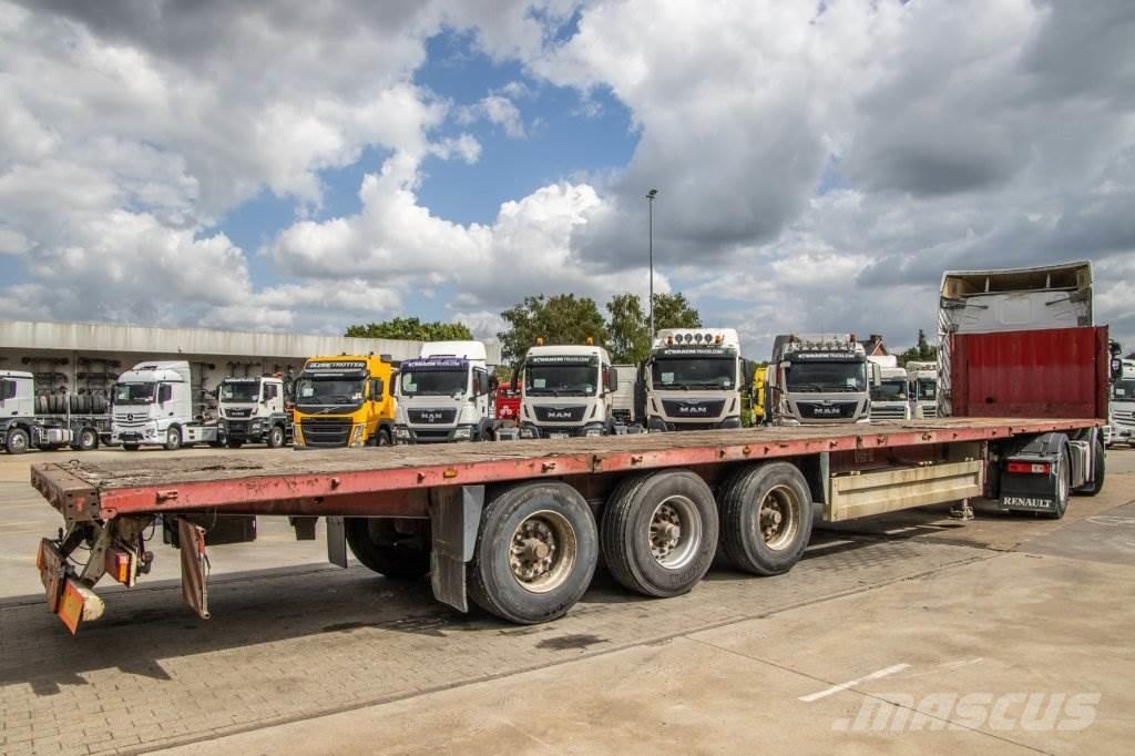 Krone SD 27 EL Semi-trailer med lad/flatbed