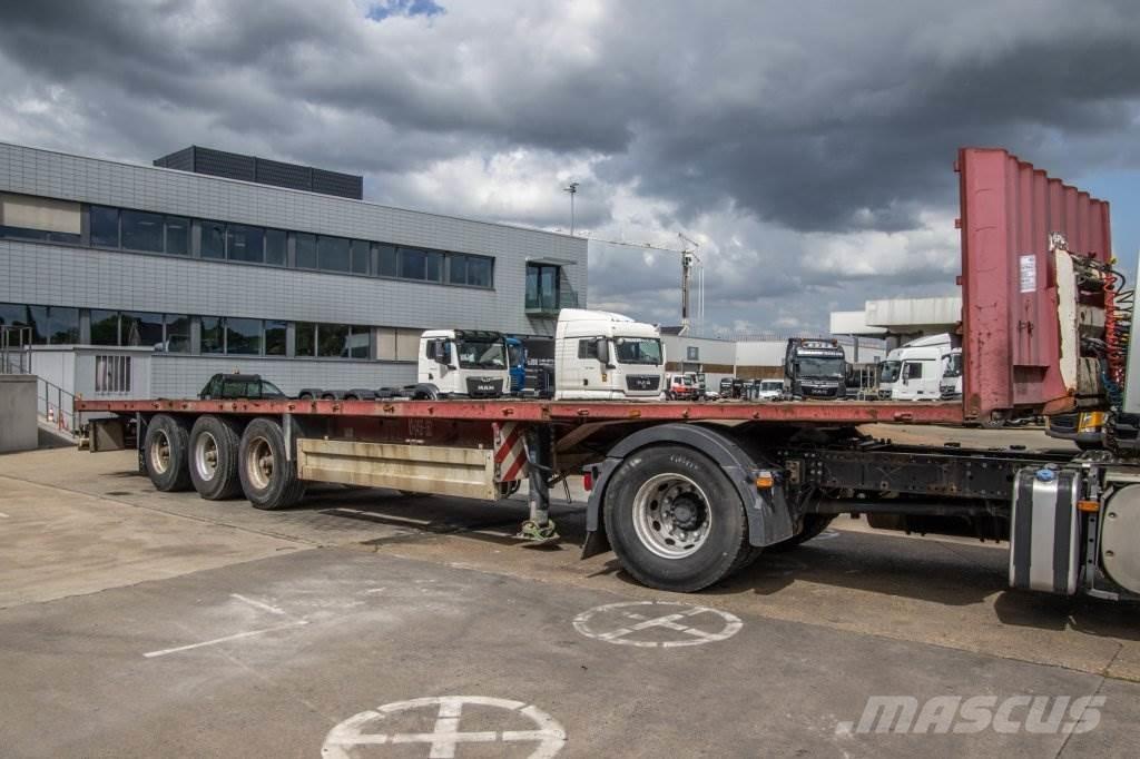 Krone SD 27 EL Semi-trailer med lad/flatbed