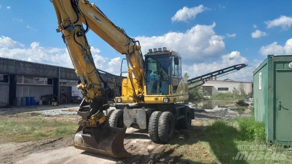 Komatsu PW 140-7 Gravemaskiner på hjul