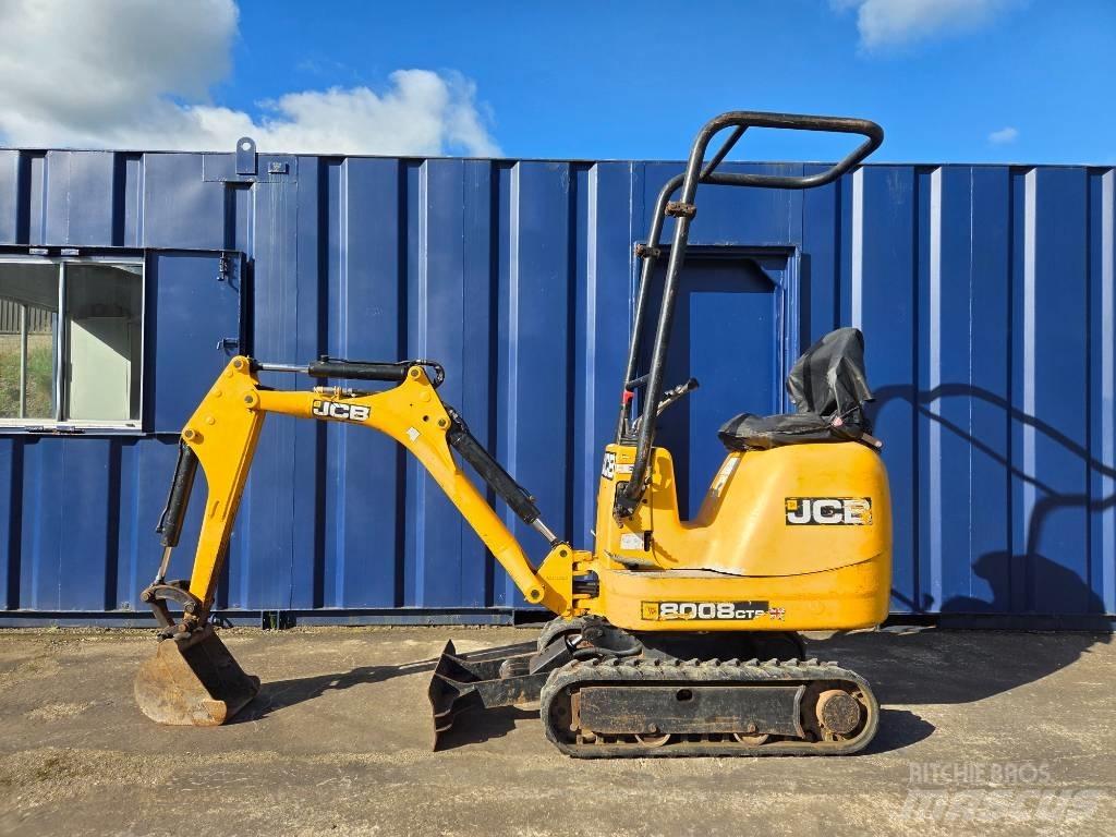 JCB 8008 CTS 3 Bkts Minigravemaskiner