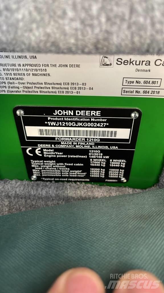 John Deere 1210G Udkørselsmaskiner