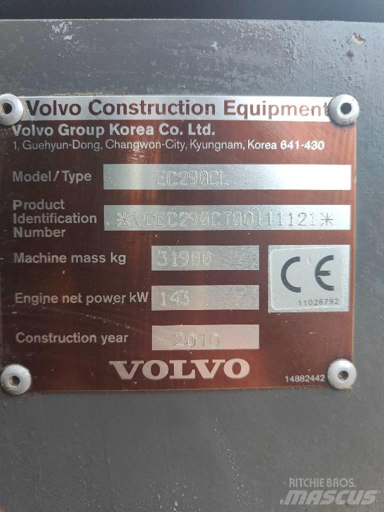 Volvo EC 290 C L Gravemaskiner på larvebånd