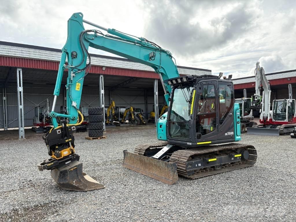 Kobelco SK75SR-7 Midi-gravemaskiner 7t - 12t