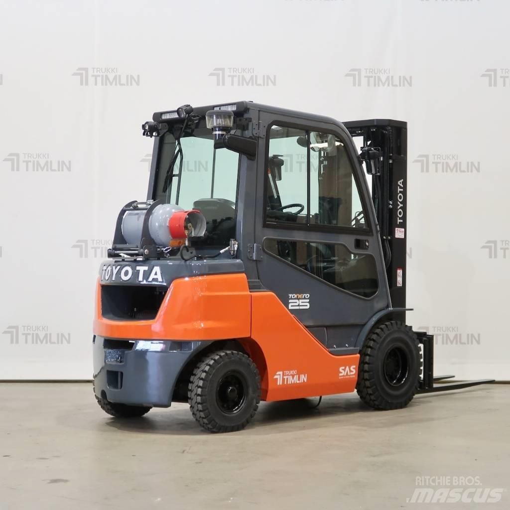 Toyota 02-8FGF25 LPG gaffeltrucks