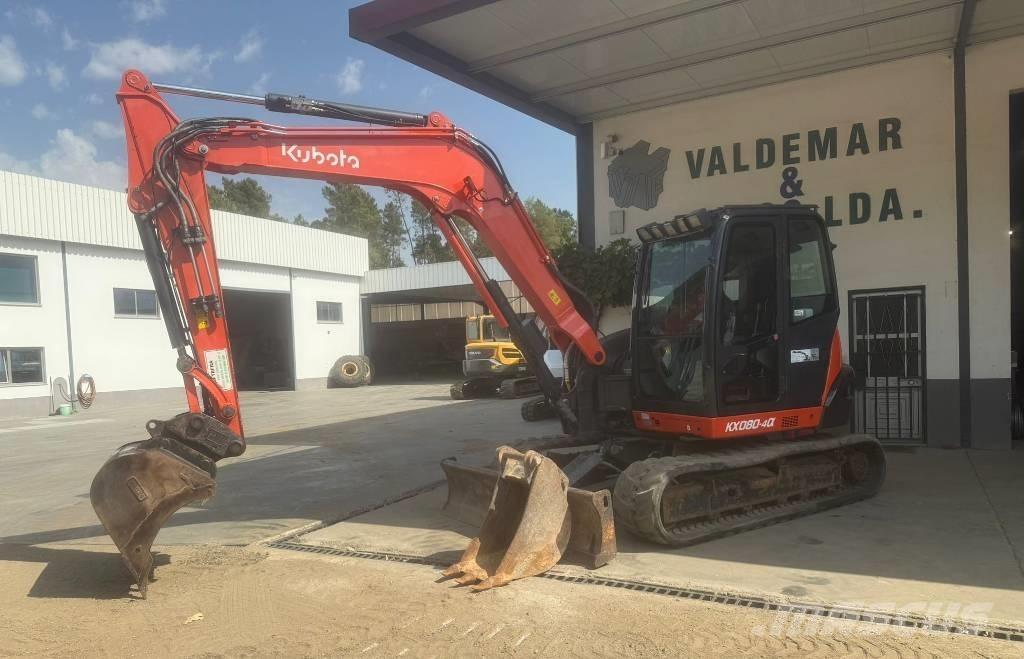 Kubota KX 080-4 Midi-gravemaskiner 7t - 12t