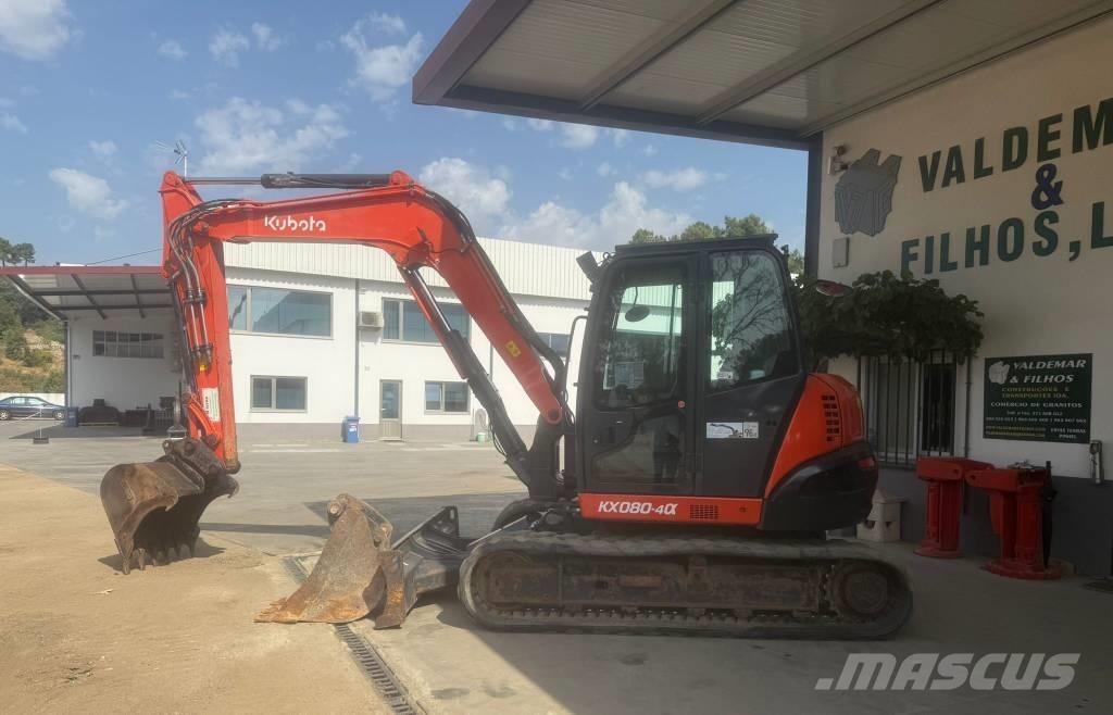 Kubota KX 080-4 Midi-gravemaskiner 7t - 12t