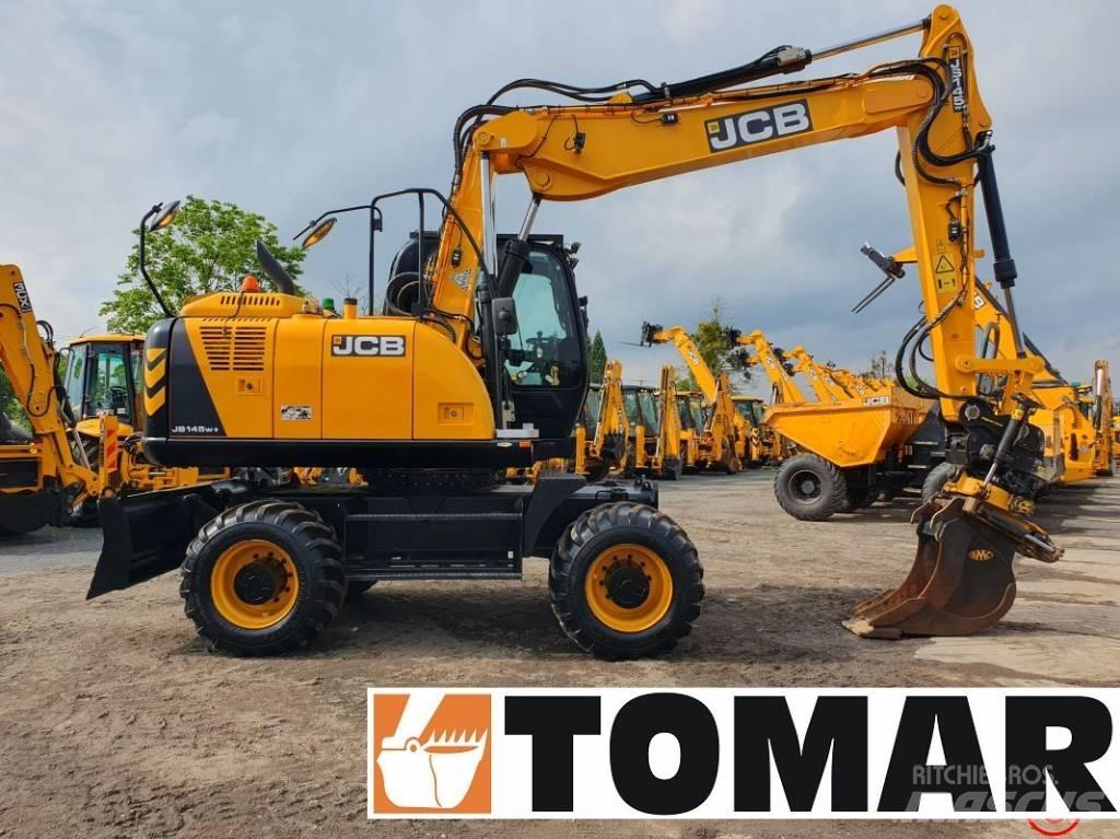 JCB JS 145 W Gravemaskiner på hjul