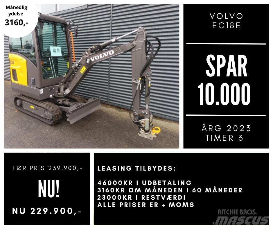 Volvo EC 18 E Minigravemaskiner
