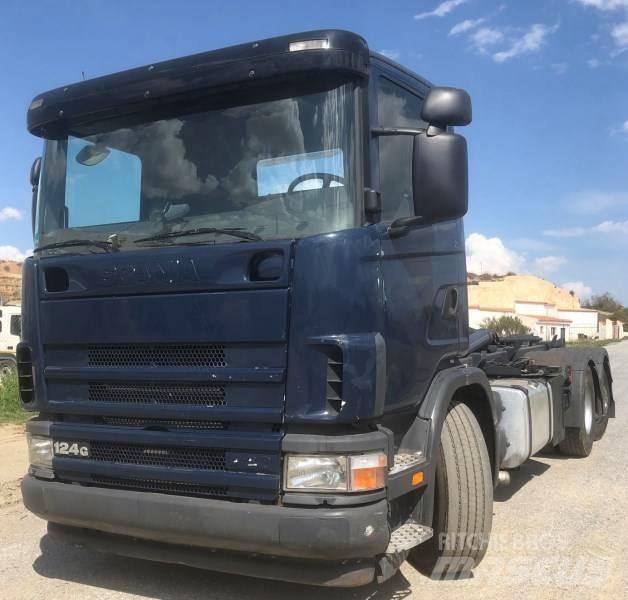 Scania 124 G Lastbiler med tip