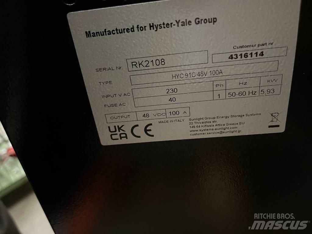 Hyster H91C Opladere