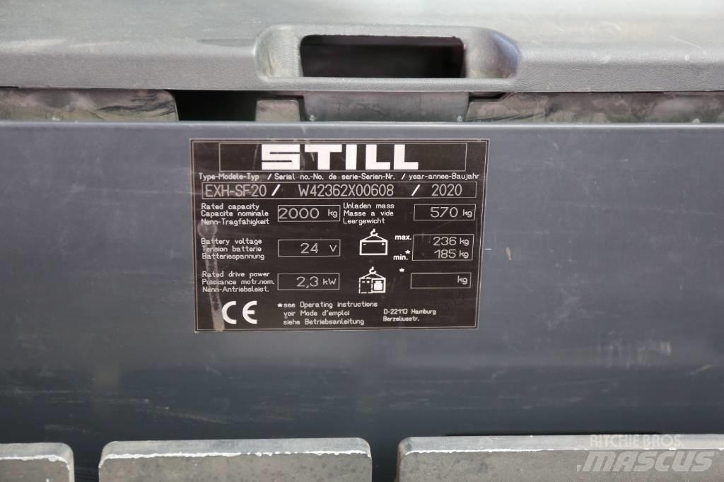Still EXH-SF20 El-palleløftere med platform
