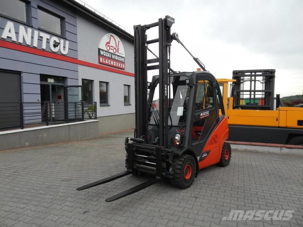 Linde H25T-02 LPG gaffeltrucks