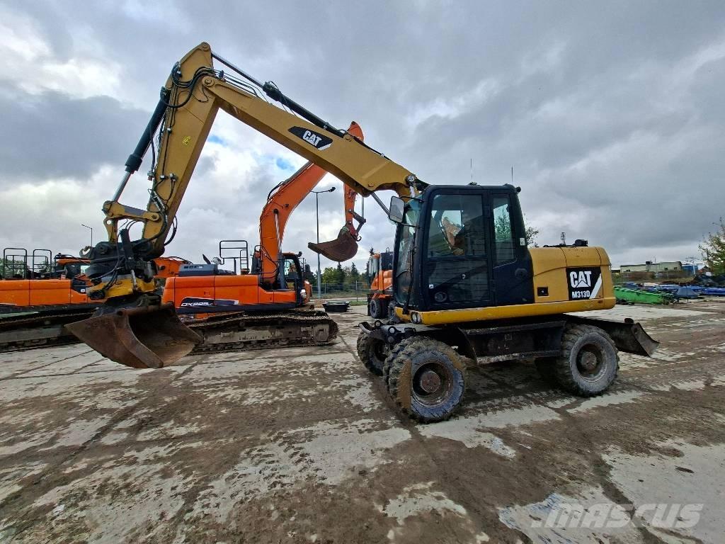 CAT M313D Gravemaskiner på hjul