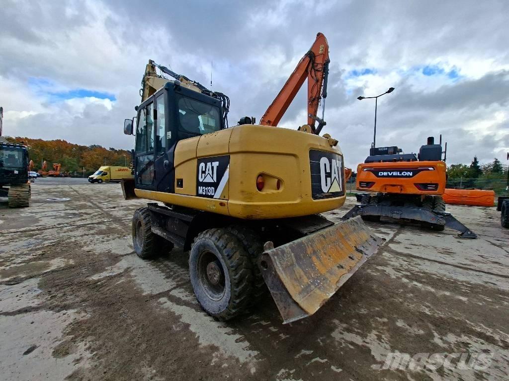 CAT M313D Gravemaskiner på hjul