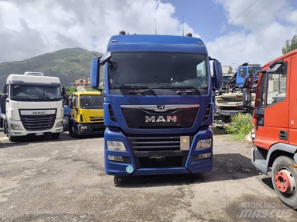 MAN TGX 26.420 Lastbiler med containerramme / veksellad