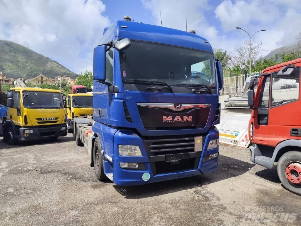 MAN TGX 26.420 Lastbiler med containerramme / veksellad