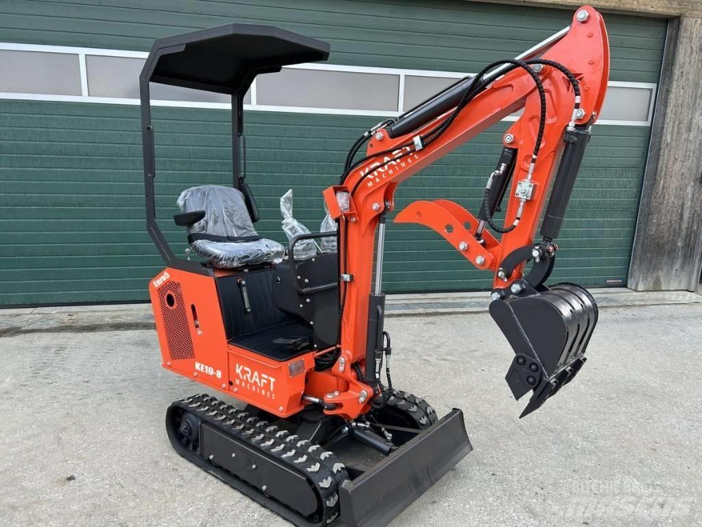 Kraft KE10-8 Minigravemaskiner